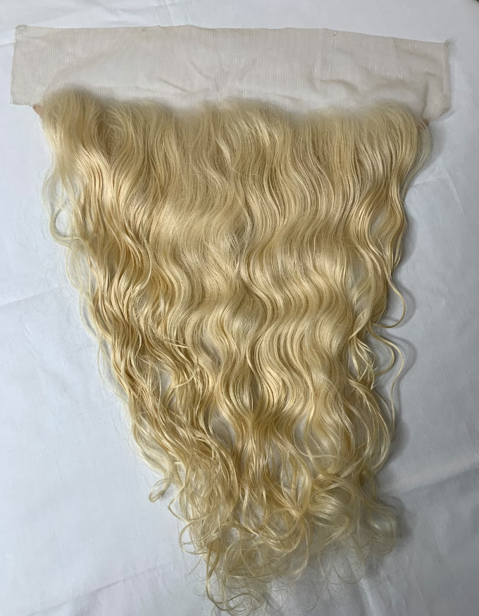 Blonde Frontal lace human hair 