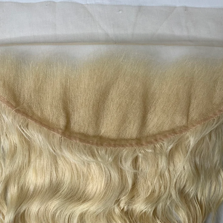 Blonde Frontal lace human hair 