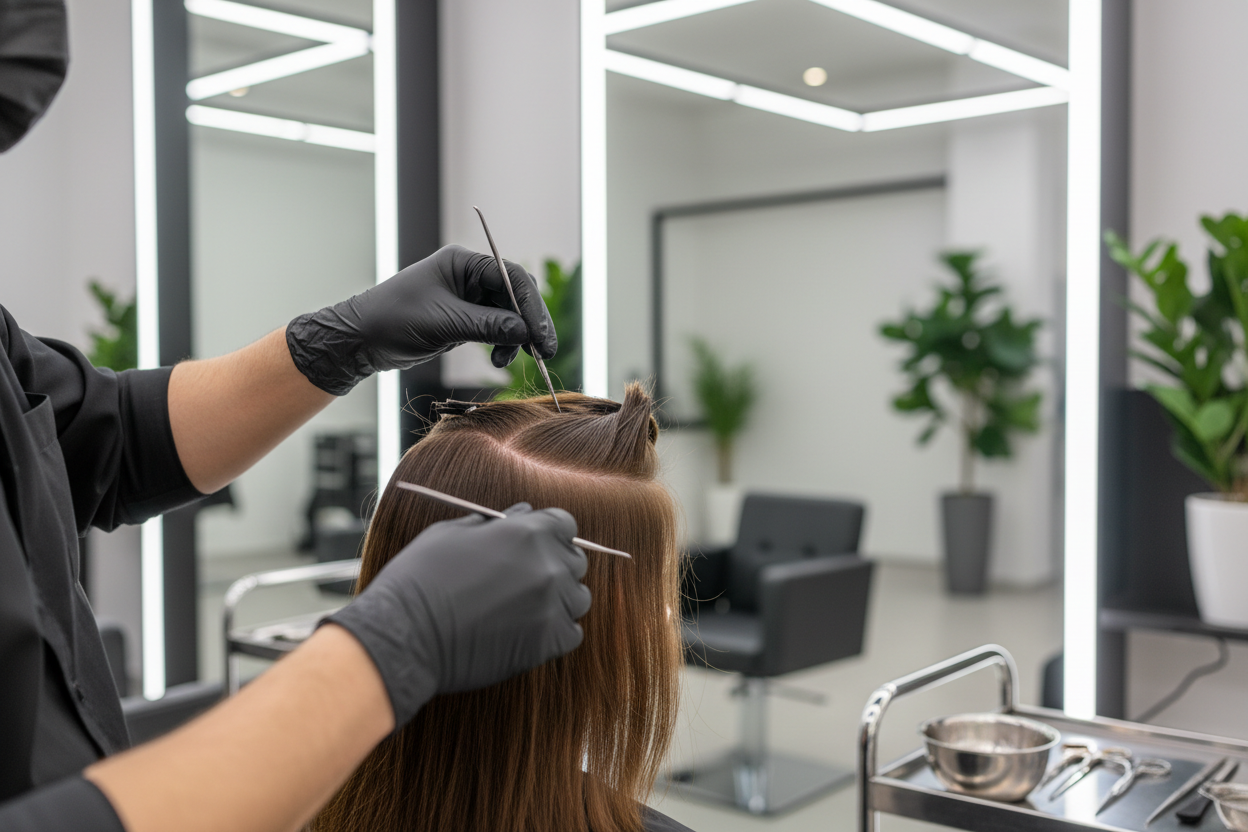 permanent hair fixing