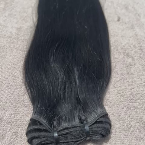 Jet Black Straight Hair Bundles