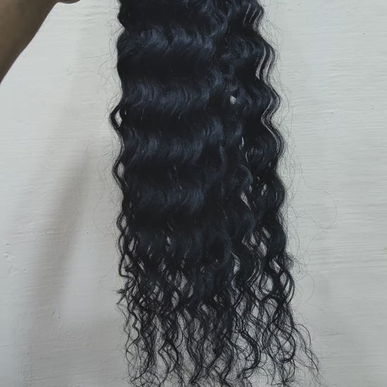 tight deep curly human hair weave bundle