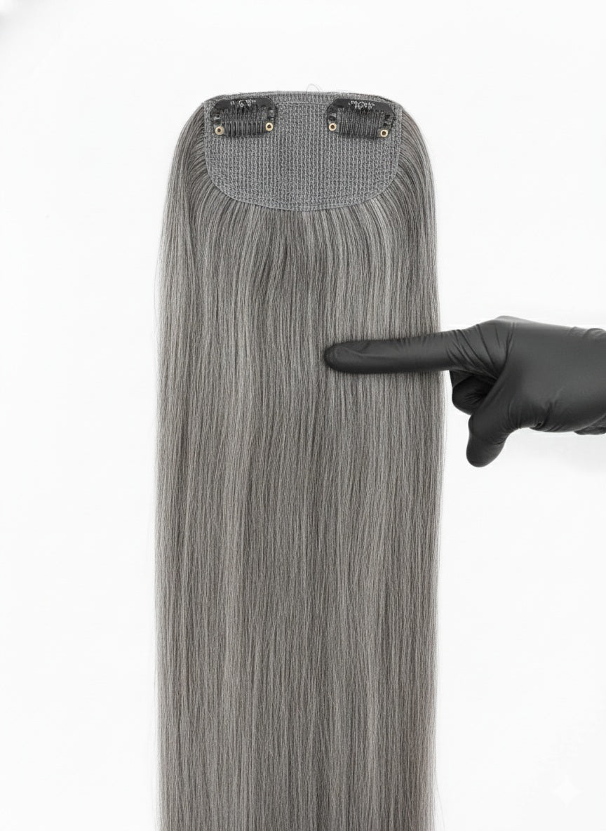 Invisible Wide Cover-Up Grey Hair Patch